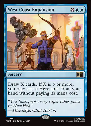 West Coast Expansion - msc Spoiler
