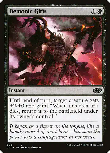 Demonic Gifts - j22 Spoiler
