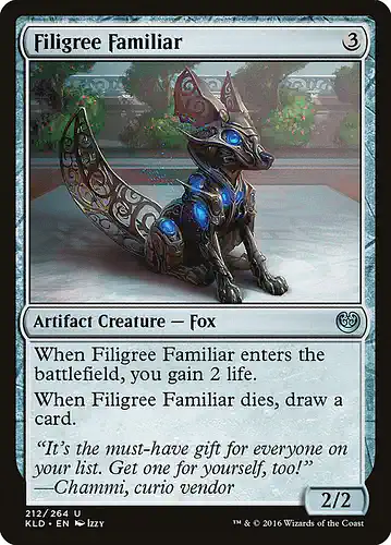 Filigree Familiar - kld Spoiler