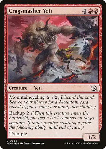 Cragsmasher Yeti - mom Spoiler