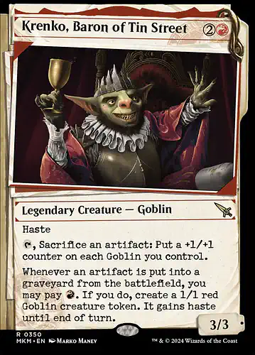 Krenko, Baron of Tin Street - mkm Spoiler