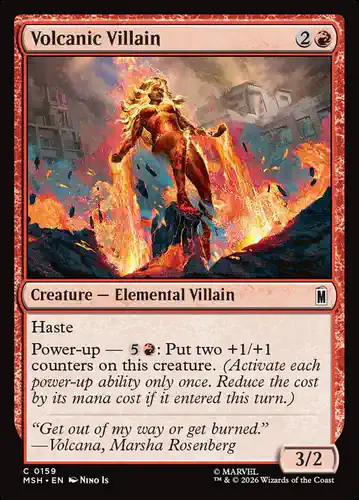 Volcanic Villain - msh Spoiler