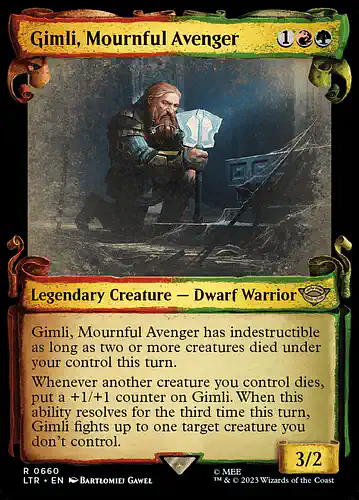Gimli, Mournful Avenger - ltr Spoiler