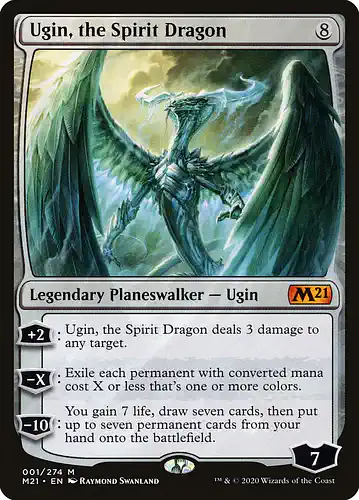 Ugin, the Spirit Dragon - m21 Spoiler