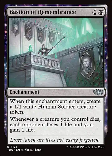 Bastion of Remembrance - tdc Spoiler