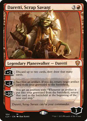 Daretti, Scrap Savant - c21 Spoiler