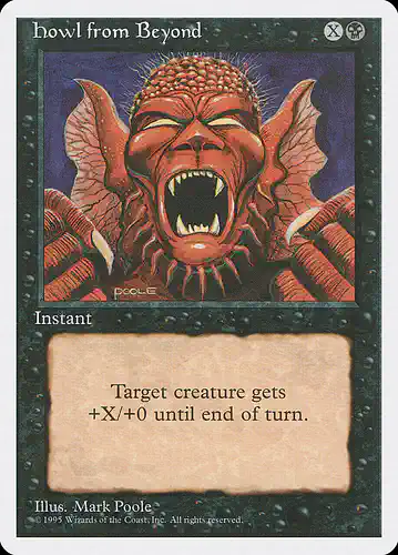 Howl from Beyond - 4ed Spoiler