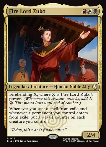 Fire Lord Zuko - tla Spoiler