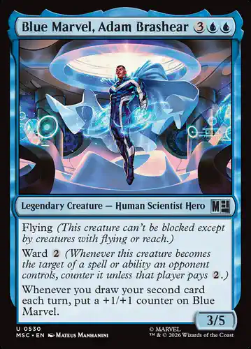 Blue Marvel, Adam Brashear - msc Spoiler
