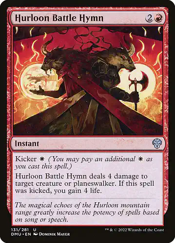 Hurloon Battle Hymn - dmu Spoiler