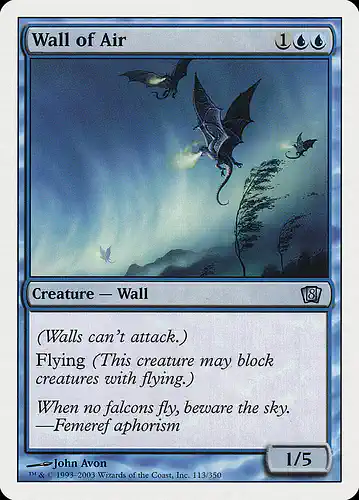 Wall of Air - 8ed Spoiler