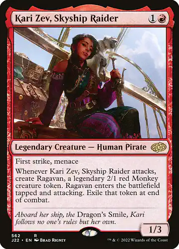 Kari Zev, Skyship Raider - j22 Spoiler