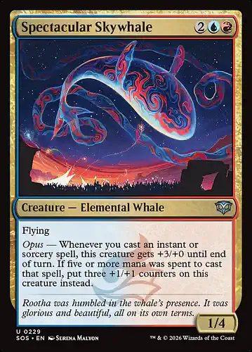 Spectacular Skywhale - sos Spoiler