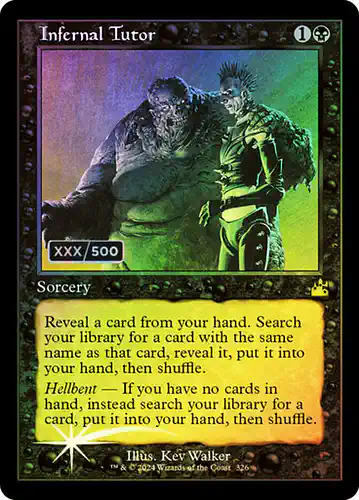 Infernal Tutor - rvr Spoiler