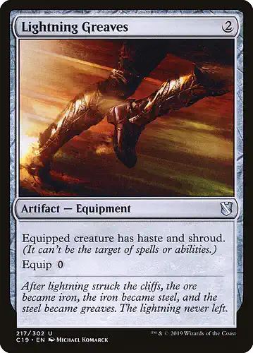 Lightning Greaves - c19 Spoiler