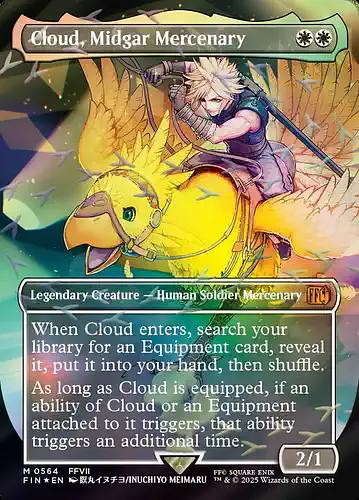 Cloud, Midgar Mercenary - fin Spoiler