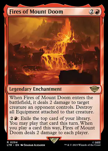 Fires of Mount Doom - ltr Spoiler