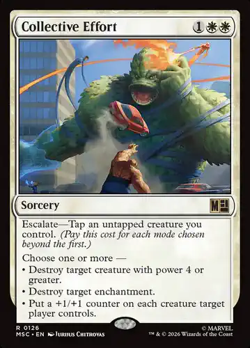 Collective Effort - msc Spoiler