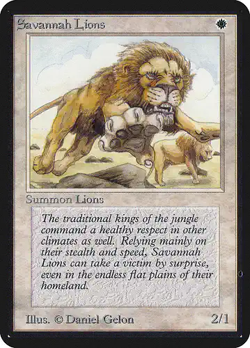 Savannah Lions - lea Spoiler