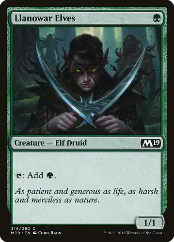 Llanowar Elves - m19 Spoiler