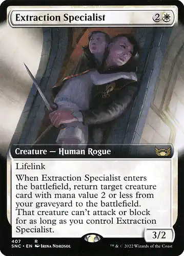 Extraction Specialist - snc Spoiler