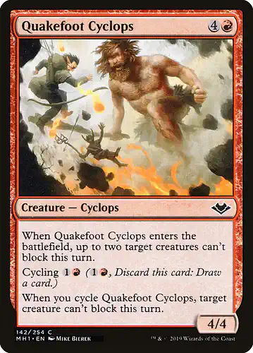 Quakefoot Cyclops - mh1 Spoiler