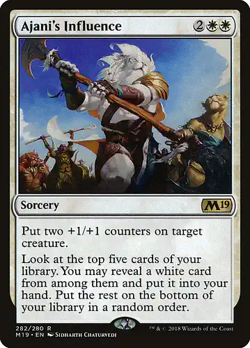 Ajani's Influence - m19 Spoiler