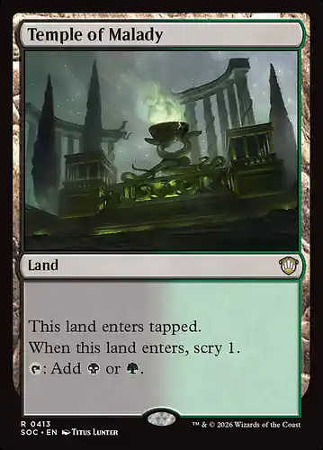 Temple of Malady - soc Spoiler