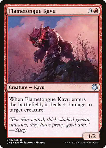 Flametongue Kavu - gn3 Spoiler