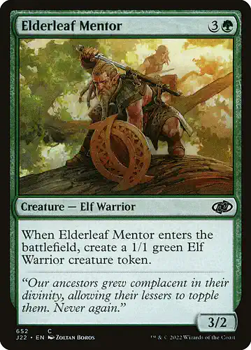 Elderleaf Mentor - j22 Spoiler