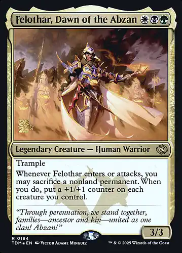 Felothar, Dawn of the Abzan - tdm Spoiler