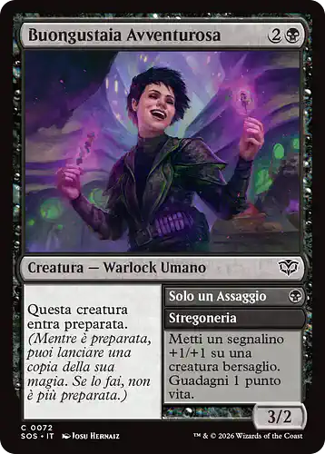 Adventurous Eater - sos Spoiler