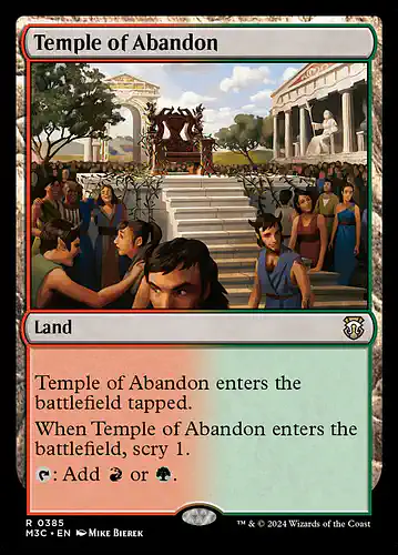 Temple of Abandon - m3c Spoiler