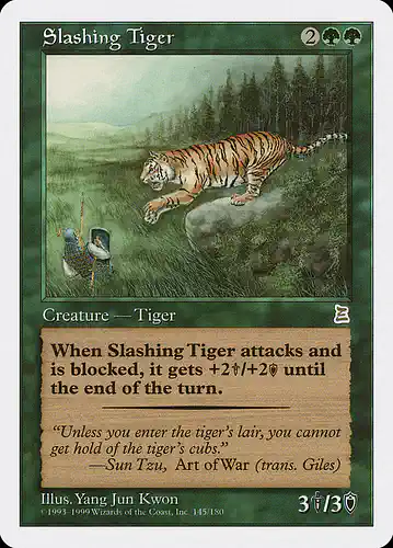 Slashing Tiger - ptk Spoiler