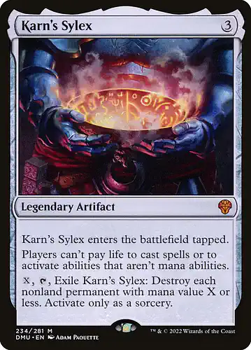 Karn's Sylex - dmu Spoiler