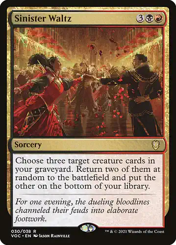 Sinister Waltz - voc Spoiler