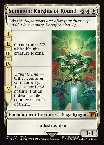 Summon: Knights of Round - fin Spoiler