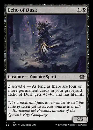 Echo of Dusk - lci Spoiler