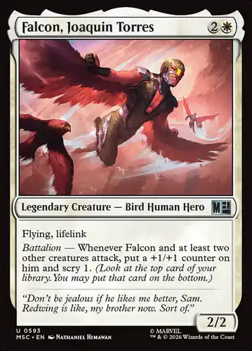 Falcon, Joaquin Torres - msc Spoiler