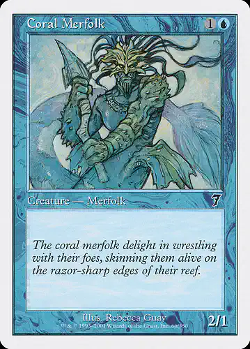 Coral Merfolk - 7ed Spoiler