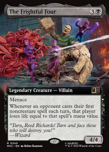 The Frightful Four - msc Spoiler