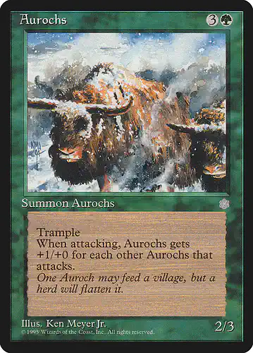 Aurochs - ice Spoiler