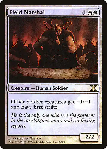 Field Marshal - 10e Spoiler