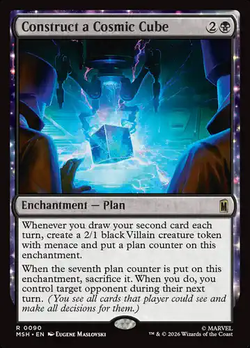 Construct a Cosmic Cube - msh Spoiler