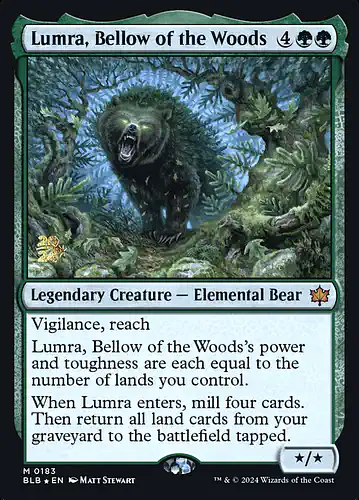 Lumra, Bellow of the Woods - blb Spoiler