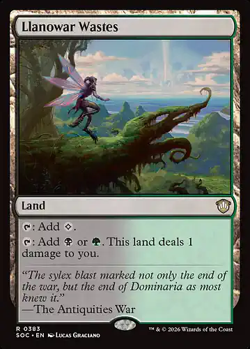 Llanowar Wastes - soc Spoiler