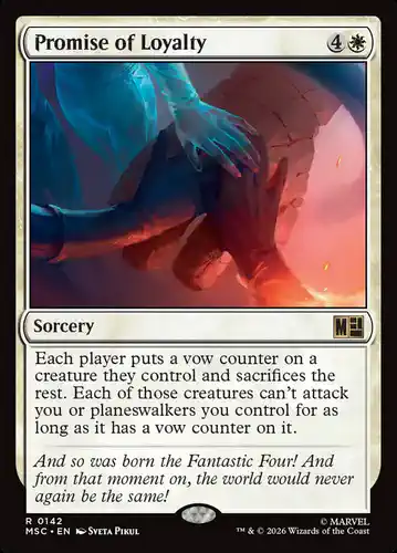 Promise of Loyalty - msc Spoiler
