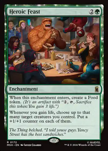 Heroic Feast - msh Spoiler