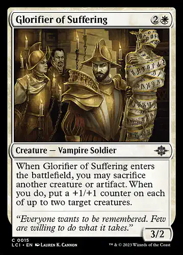 Glorifier of Suffering - lci Spoiler