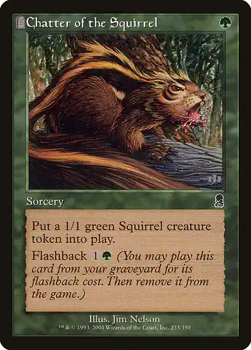 Chatter of the Squirrel - ody Spoiler